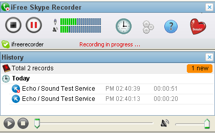 Ifree Skype Recorder