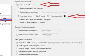 Preferenze Pdf Sfondo Nero