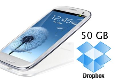 Samsung Galaxy S3 Dropbox 50GB