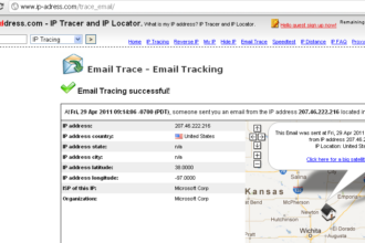 Email Trace IP Trace