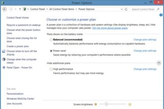 power plans windows