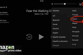 Come cambiare lingua su Amazon Prime Video