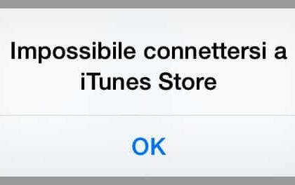 Come risolvere il problema impossibile connettersi a iTunes Store