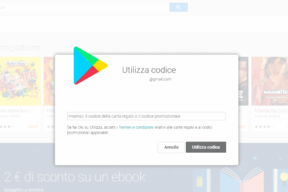 Codice promozionale Google Play su Android