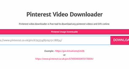 video download pintarest